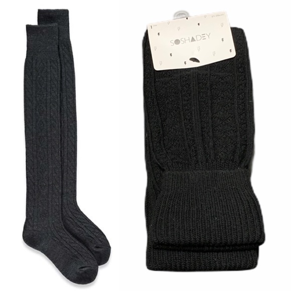 Forever 21 Accessories - Ribbed sweater over the knee socks